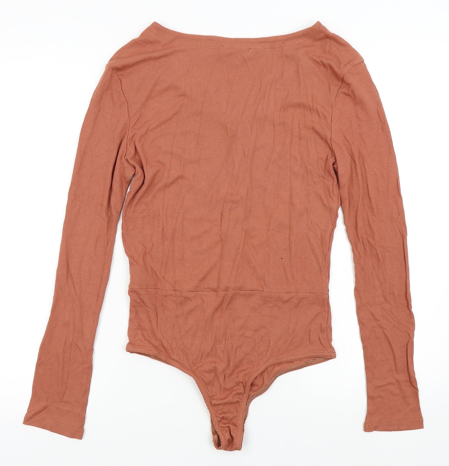 Missguided Womens Beige   Bodysuit One-Piece Size 14