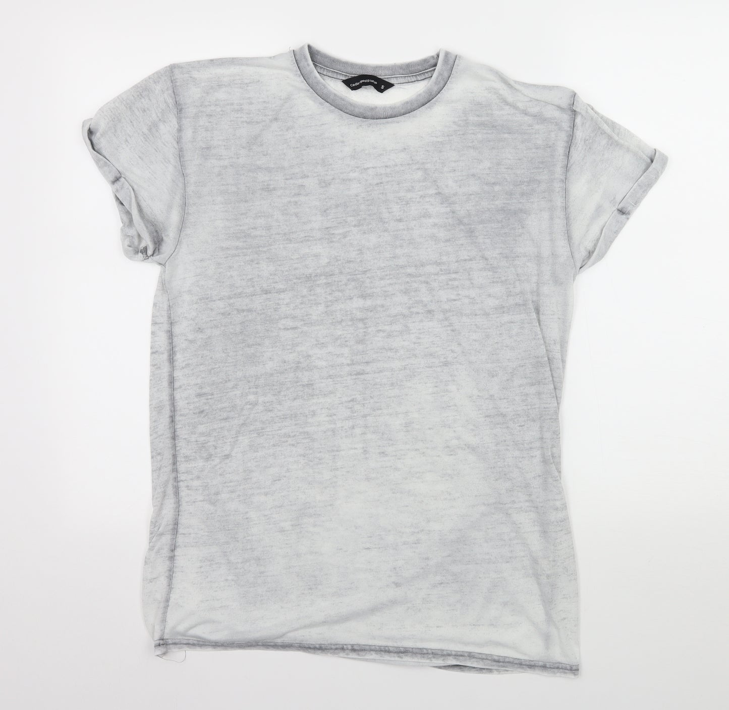 Cedar Wood State Mens Grey  Jersey  T-Shirt Size S