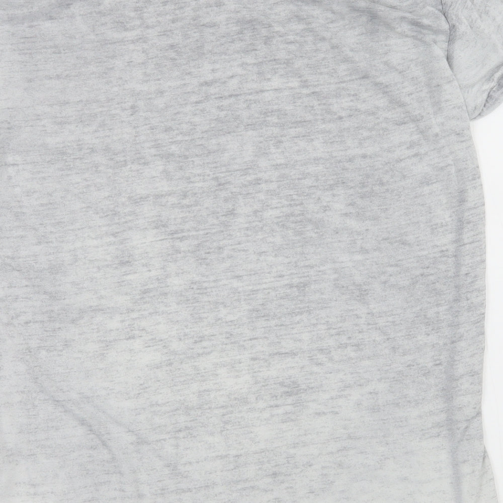 Cedar Wood State Mens Grey  Jersey  T-Shirt Size S