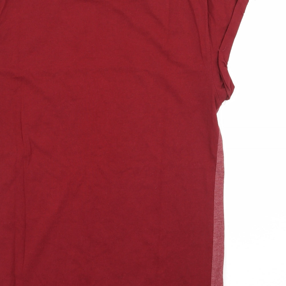 Cedar Wood State Mens Red  Jersey  T-Shirt Size S