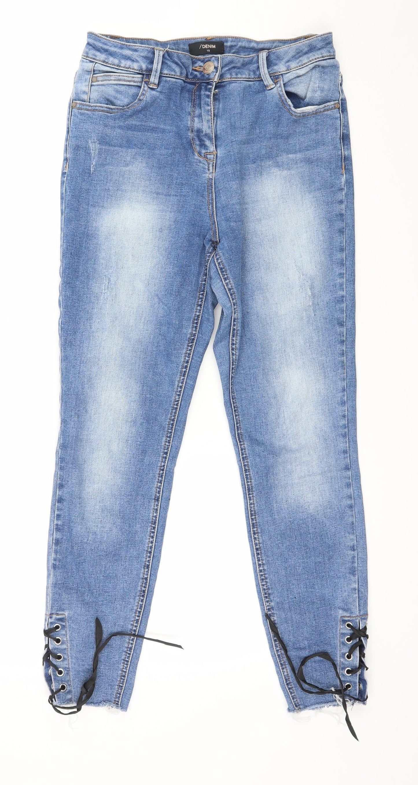 Matalan Womens Blue  Denim Skinny Jeans Size 10 L26 in