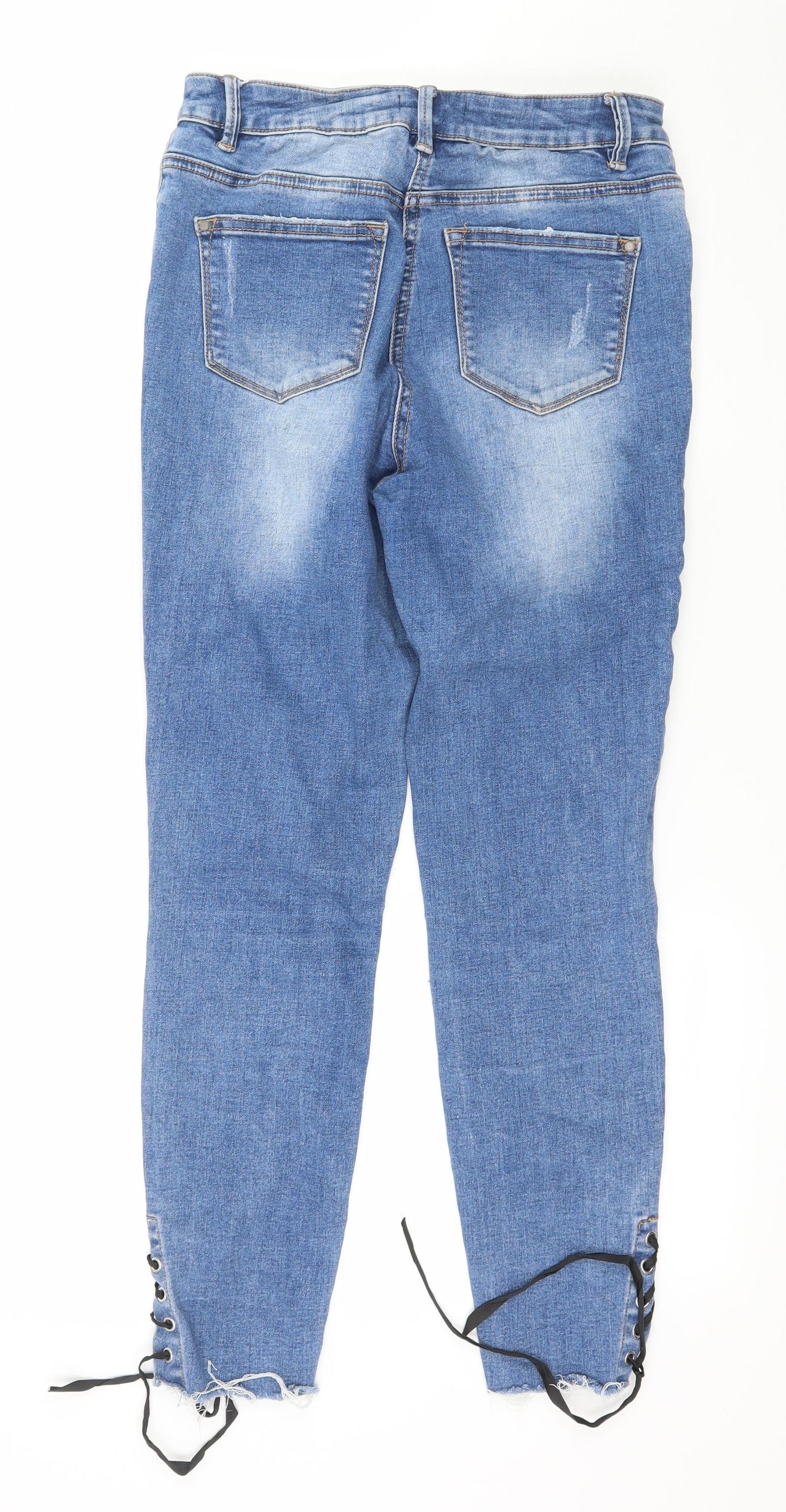 Matalan Womens Blue  Denim Skinny Jeans Size 10 L26 in