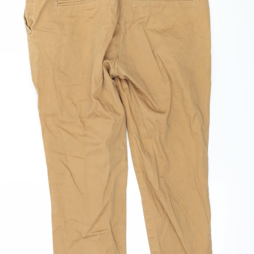H&M Womens Brown   Capri Trousers Size 12 L24 in