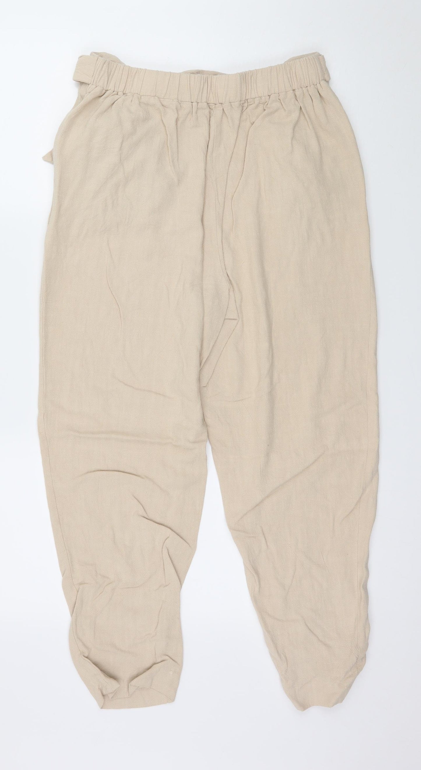 TU Womens Beige   Trousers  Size 14 L24 in