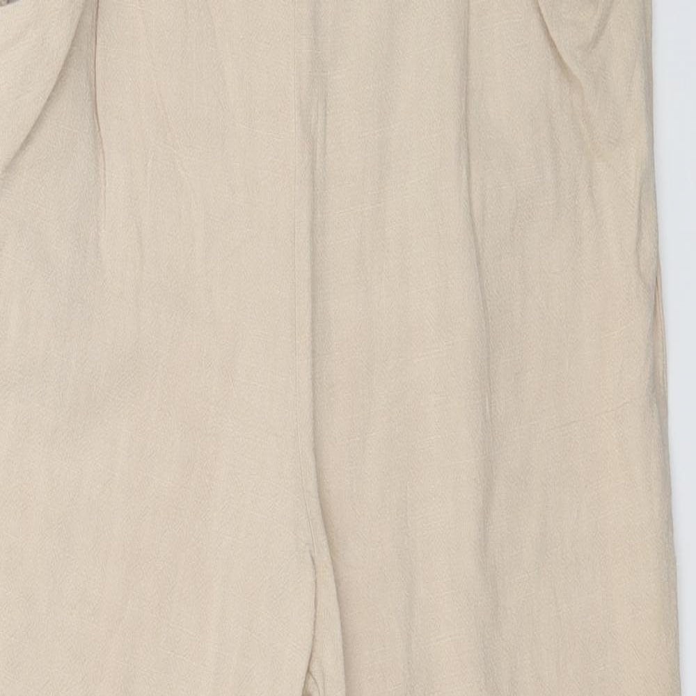 TU Womens Beige   Trousers  Size 14 L24 in