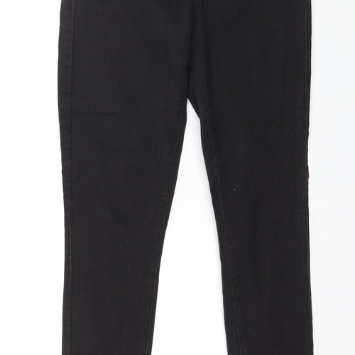 Denim & Co. Womens Black  Denim Jegging Jeans Size 10 L31 in