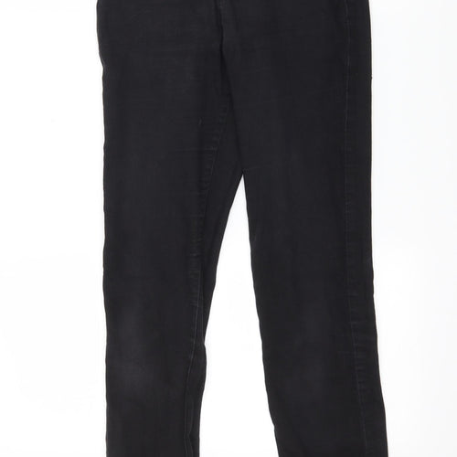 Denim & Co. Womens Black  Denim Skinny Jeans Size 12 L30 in