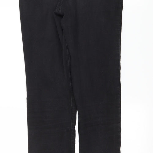 Denim & Co. Womens Black  Denim Skinny Jeans Size 12 L30 in