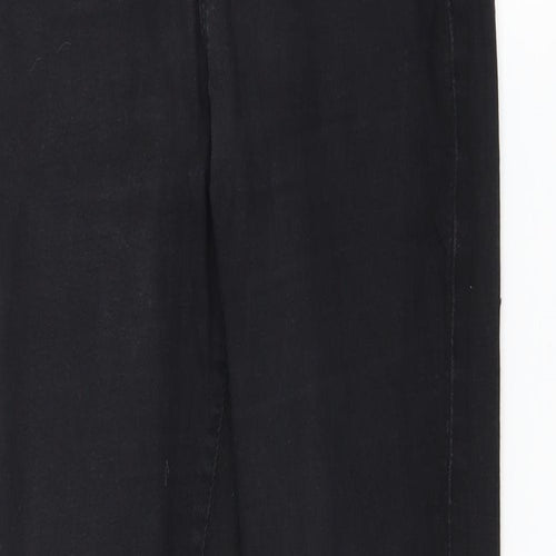 Denim & Co. Womens Black  Denim Skinny Jeans Size 12 L30 in