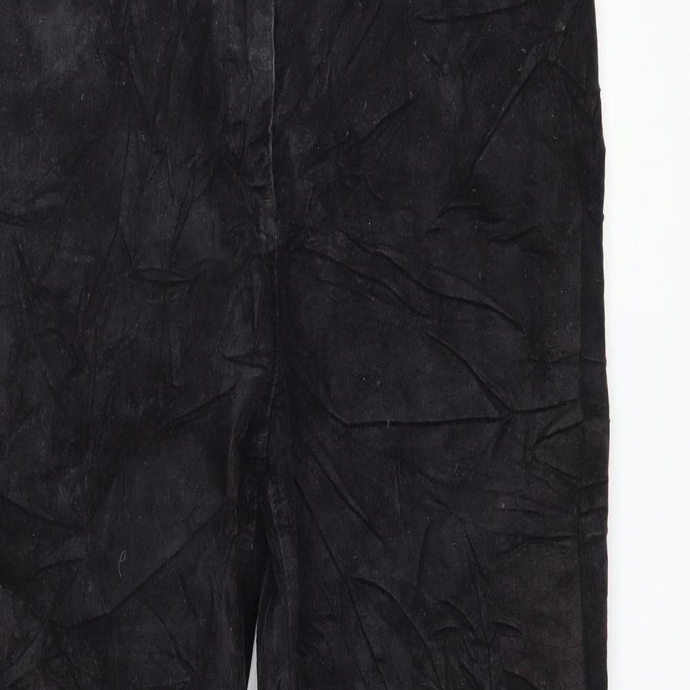 TU Womens Grey  Corduroy Trousers  Size 14 L28 in
