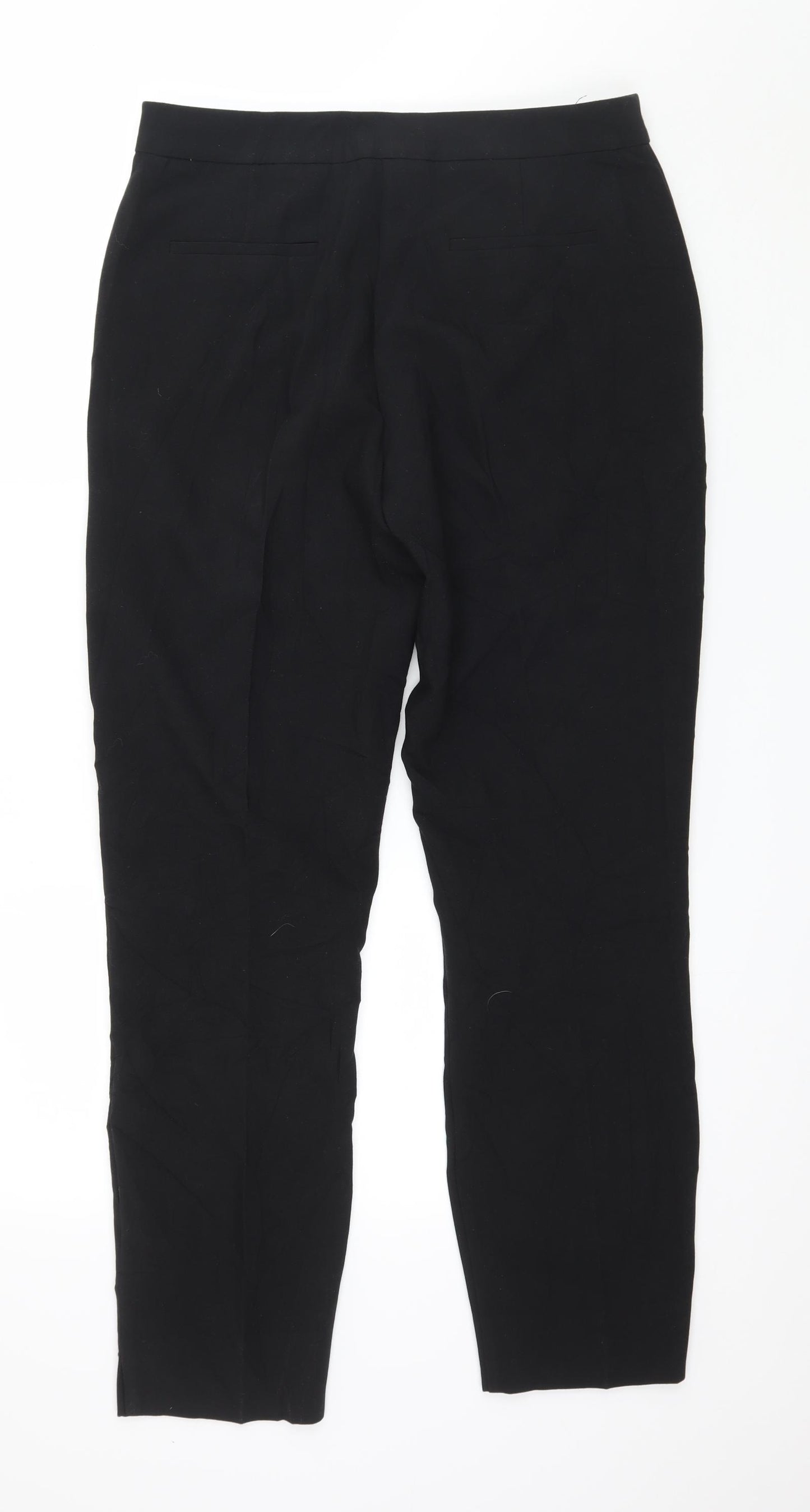 Long Tall Sally Womens Black   Trousers  Size 12 L31 in