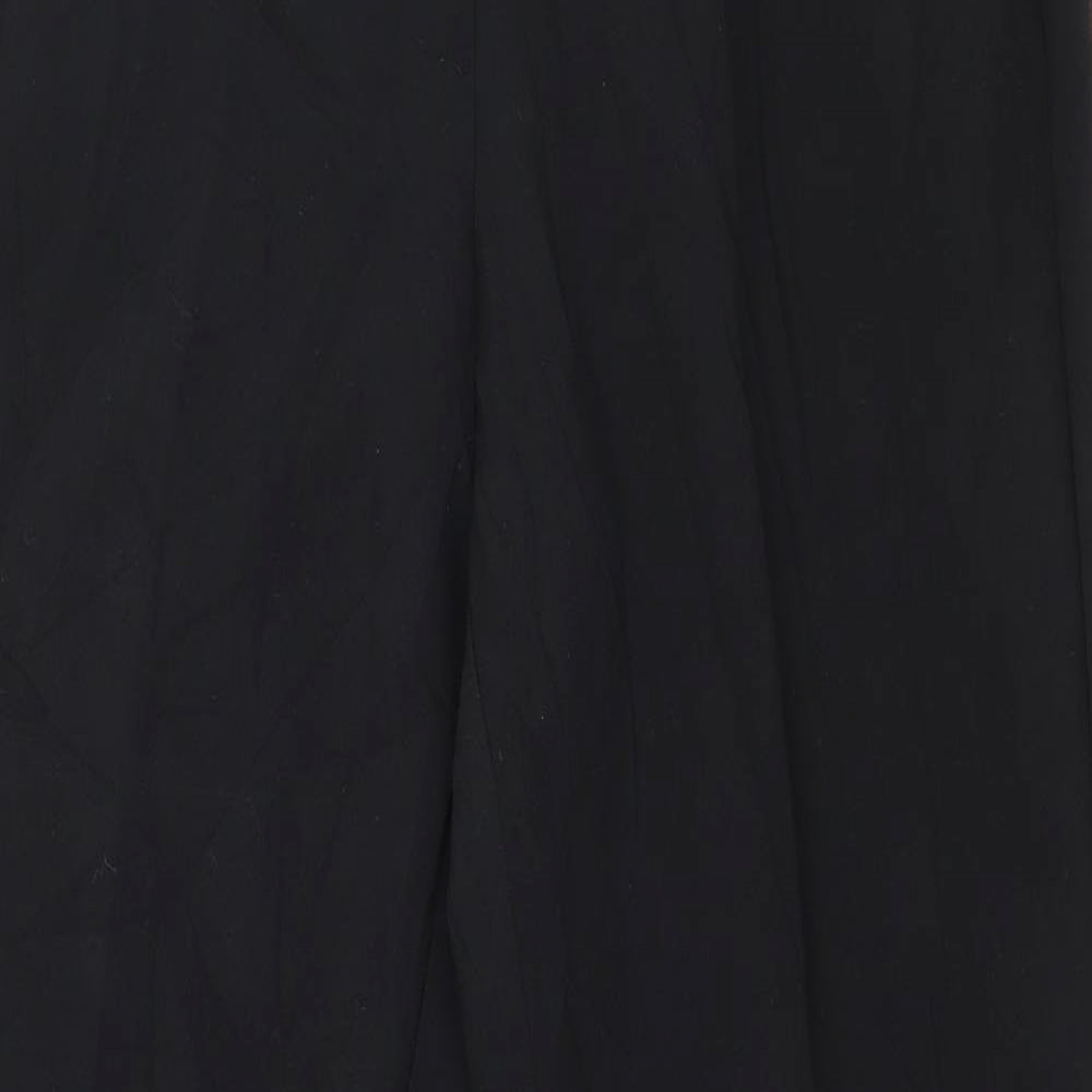 Long Tall Sally Womens Black   Trousers  Size 12 L31 in