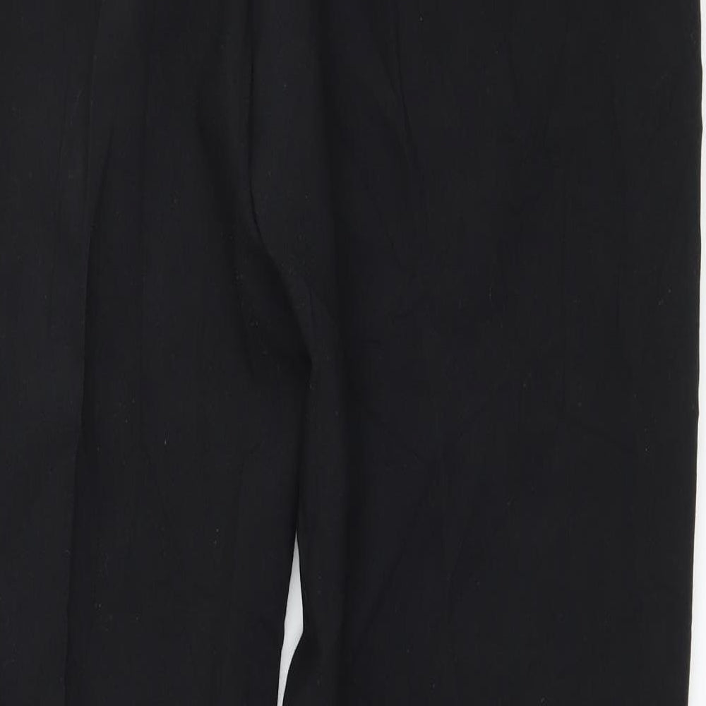 Long Tall Sally Womens Black   Trousers  Size 12 L31 in