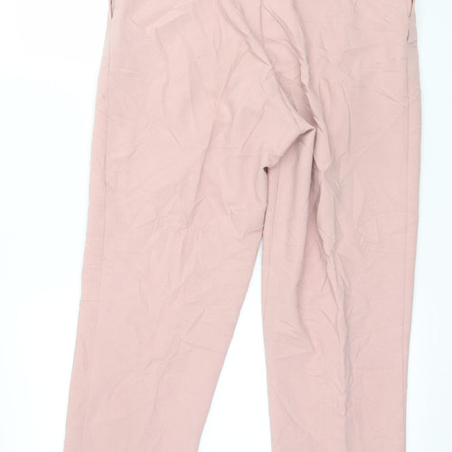 Topshop Womens Pink   Trousers  Size 10 L26 in