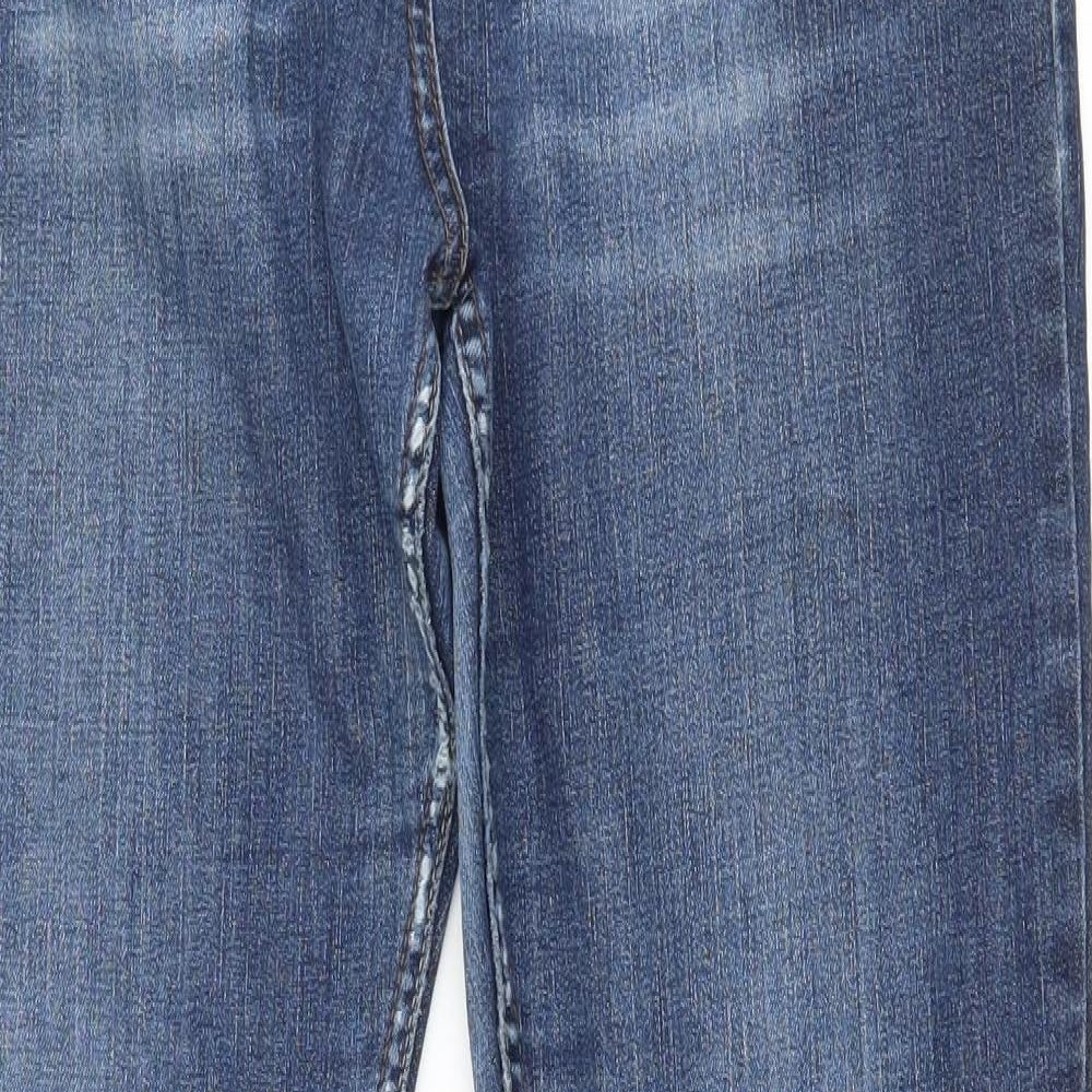 George Womens Blue  Denim Straight Jeans Size 10 L29 in