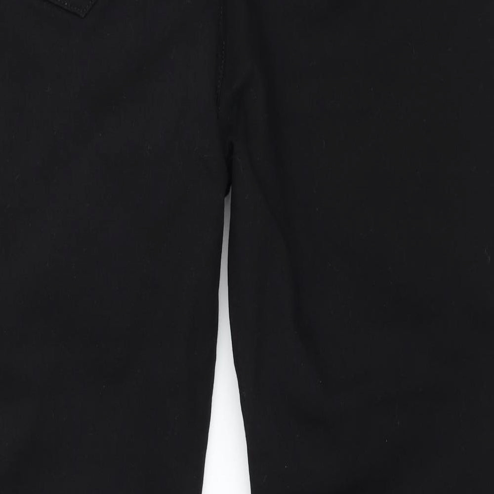 Per Una Womens Black  Denim Straight Jeans Size 18 L28 in