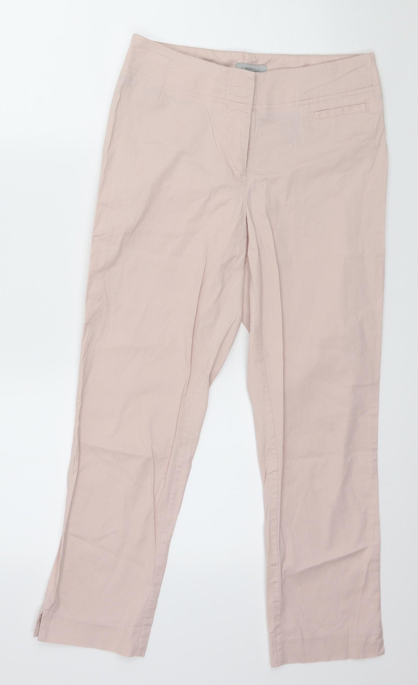 H&M Womens Pink   Trousers  Size 8 L24 in