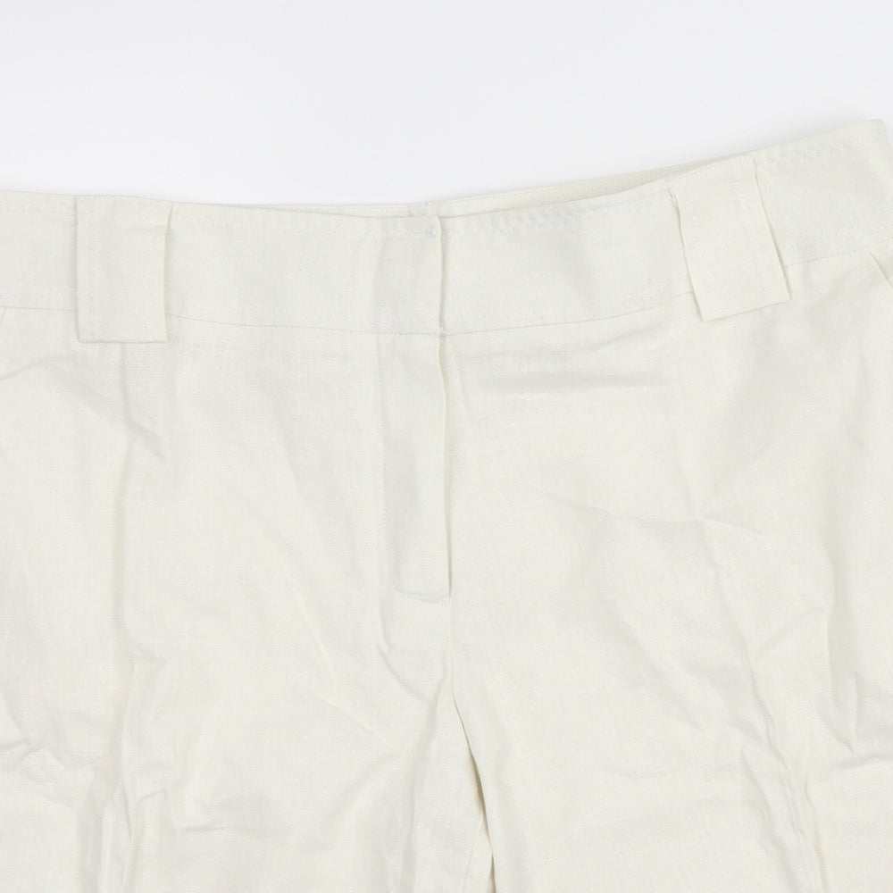 BHS Womens Ivory   Bermuda Shorts Size 16