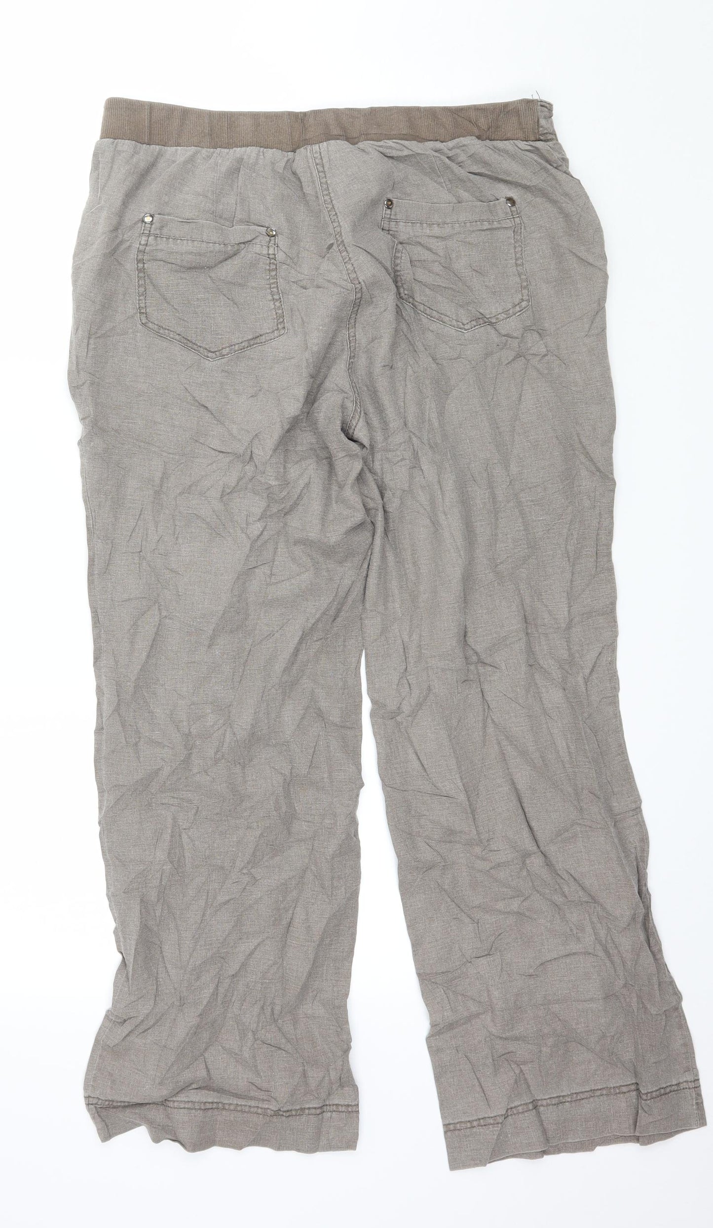 BHS Womens Grey   Trousers  Size 14 L28 in