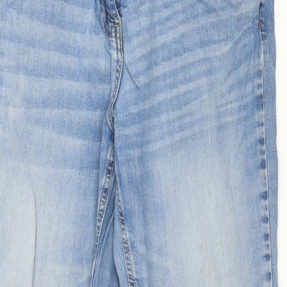 TU Womens Blue  Denim Straight Jeans Size 16 L20 in