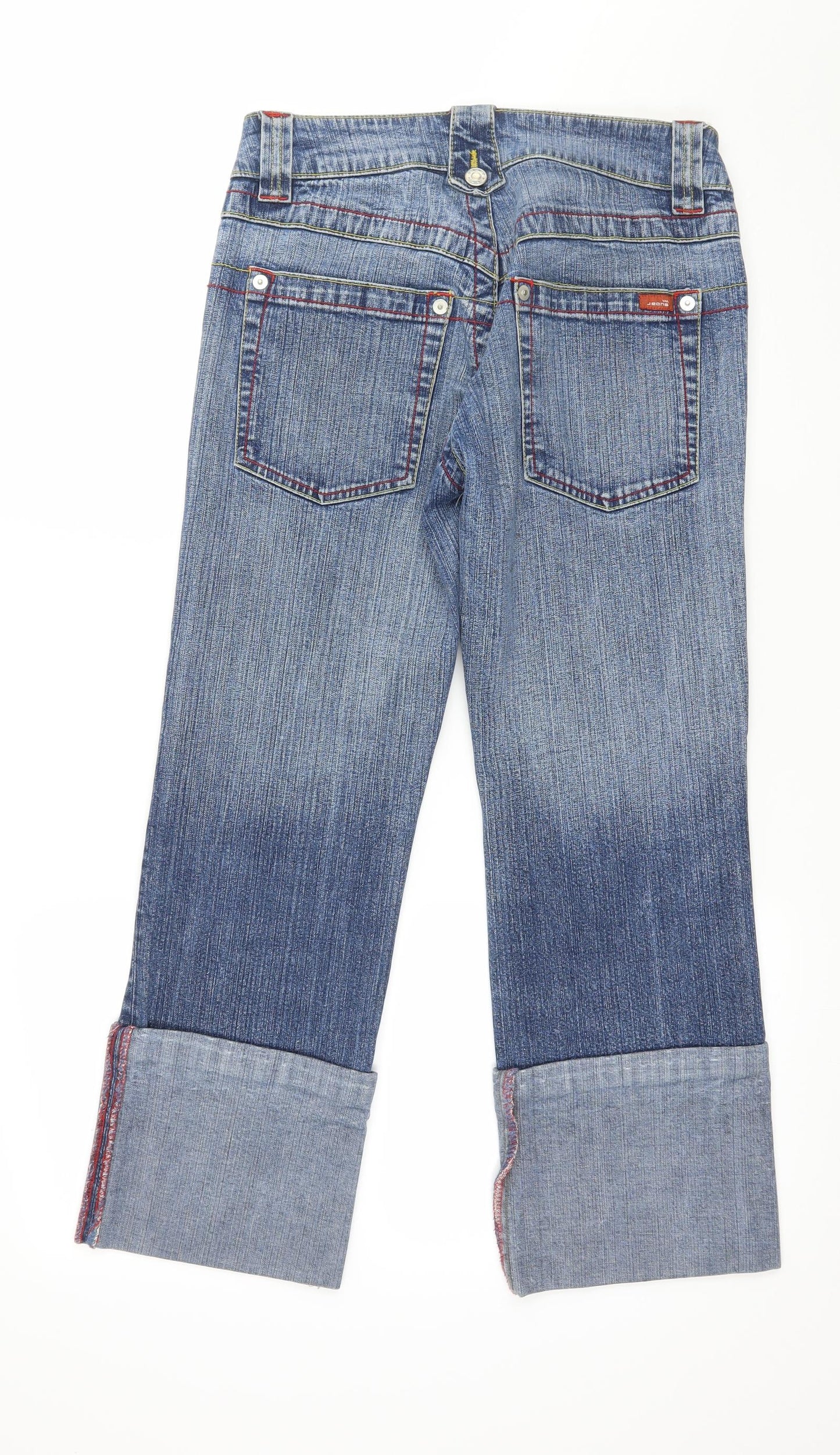VM Jeans Womens Blue  Denim Cropped Jeans Size 10 L25 in
