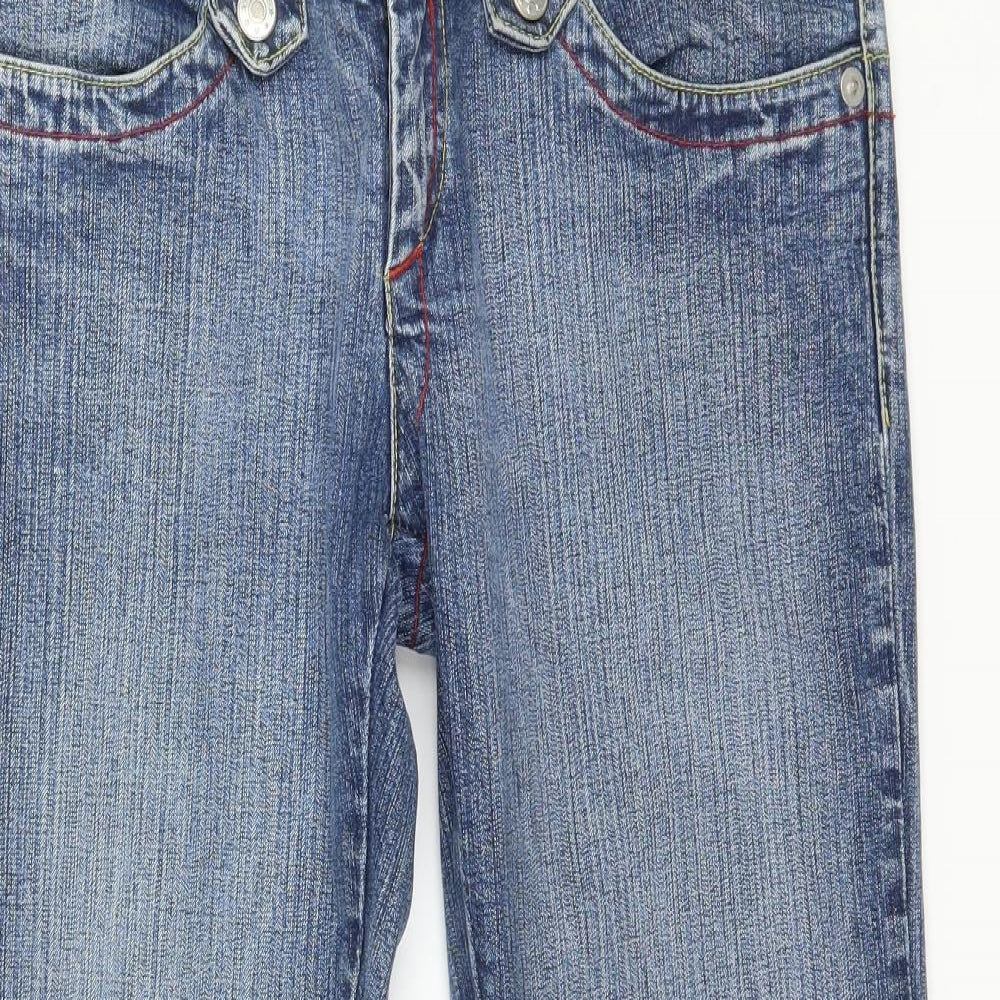 VM Jeans Womens Blue  Denim Cropped Jeans Size 10 L25 in