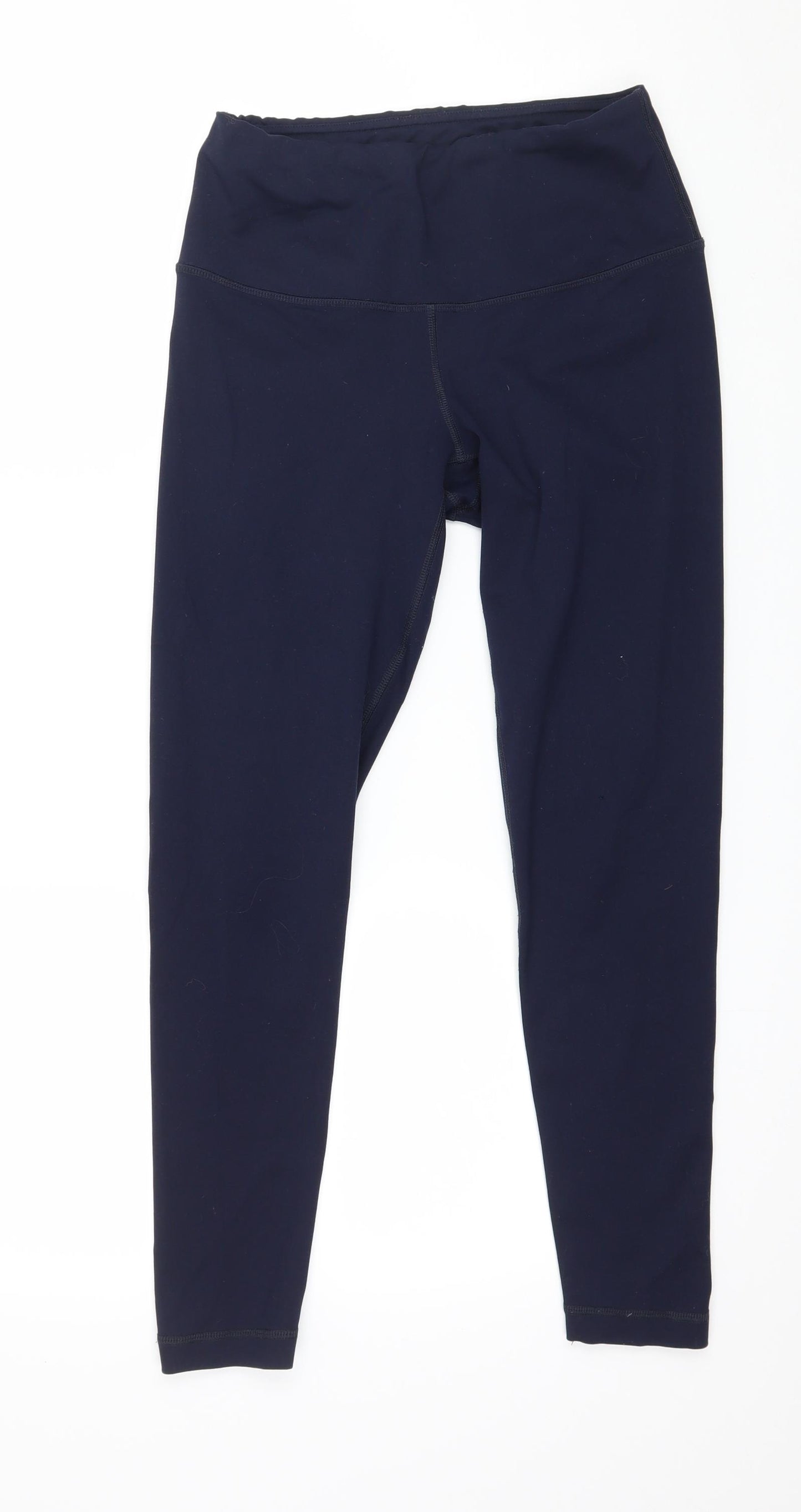 Reflex Womens Blue  Jersey Capri Leggings Size S L24 in