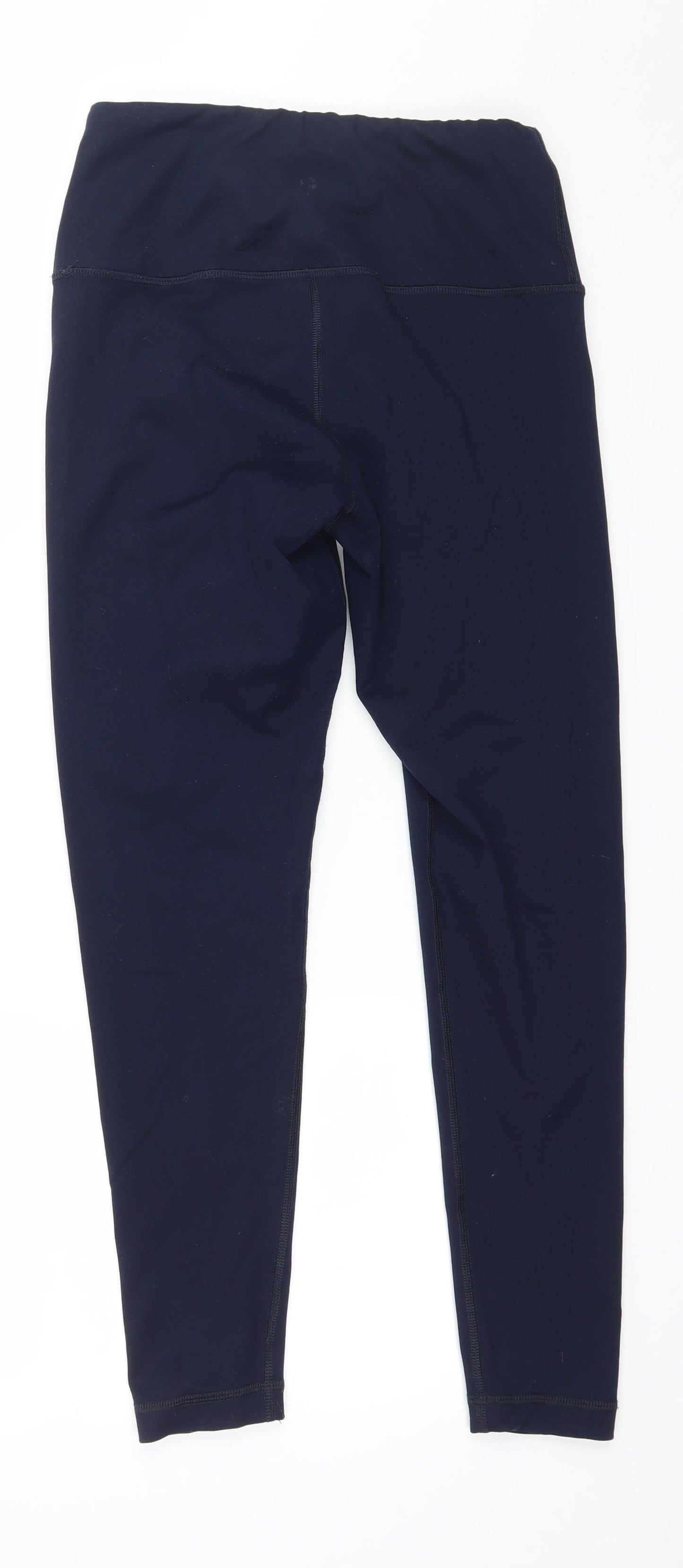 Reflex Womens Blue  Jersey Capri Leggings Size S L24 in