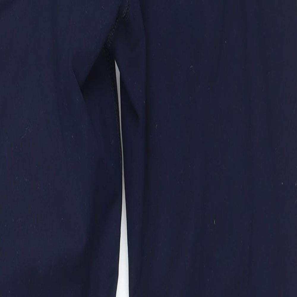 Reflex Womens Blue  Jersey Capri Leggings Size S L24 in