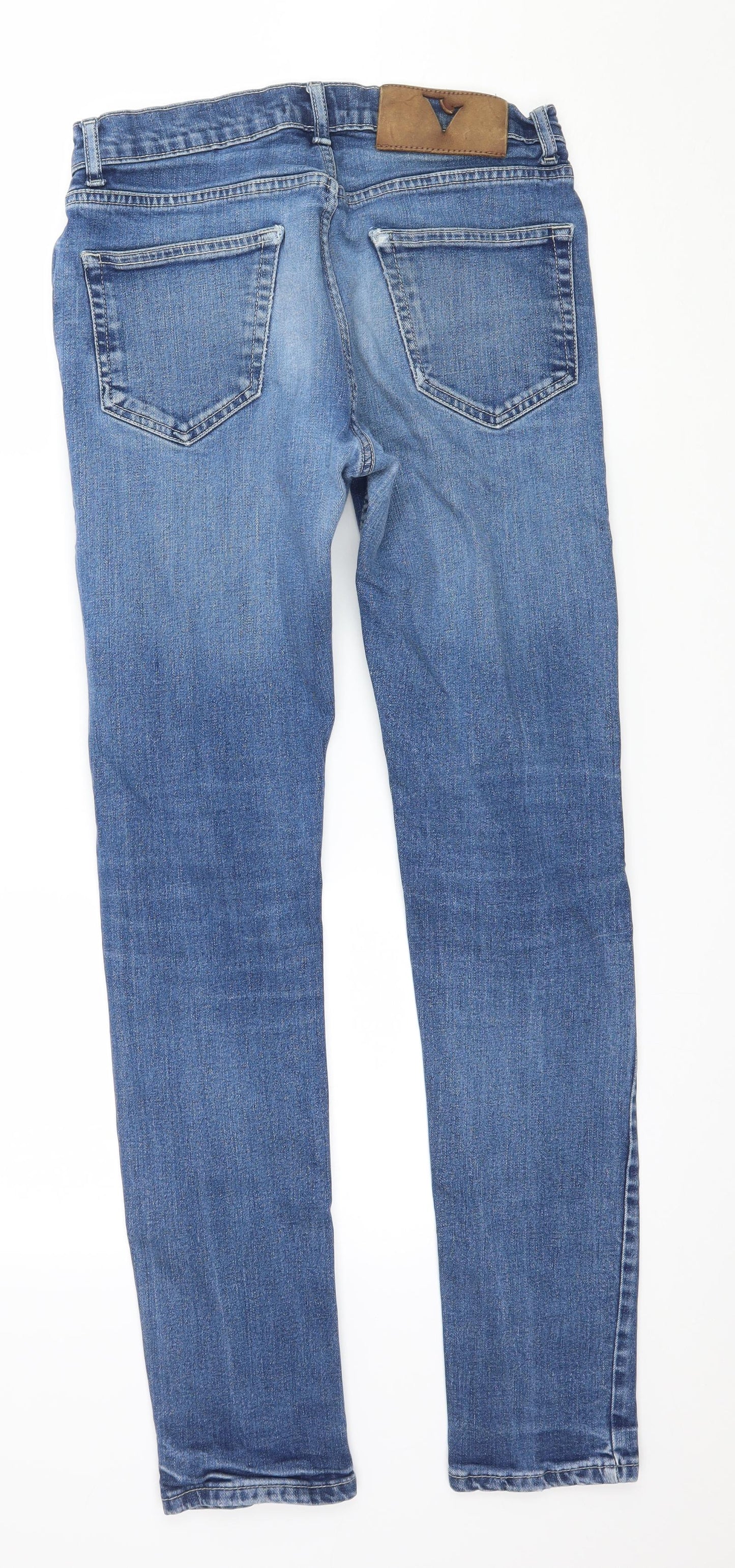 Villain Mens Blue  Denim Straight Jeans Size 30 in L32 in