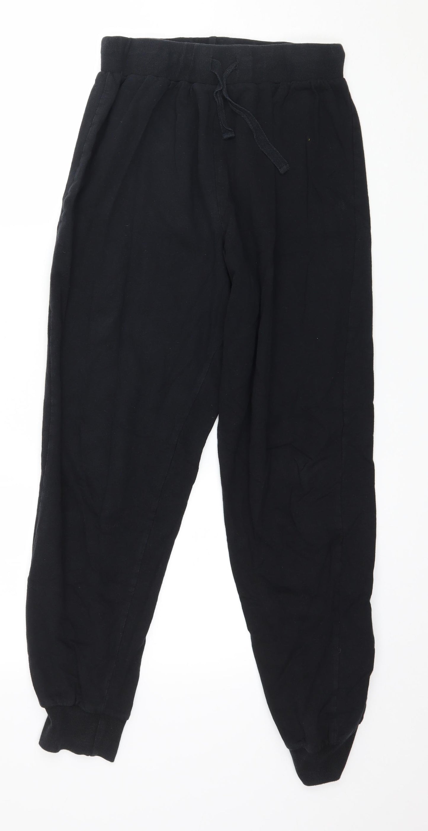 Primark Womens Black  Jersey Jogger Trousers Size S L26 in