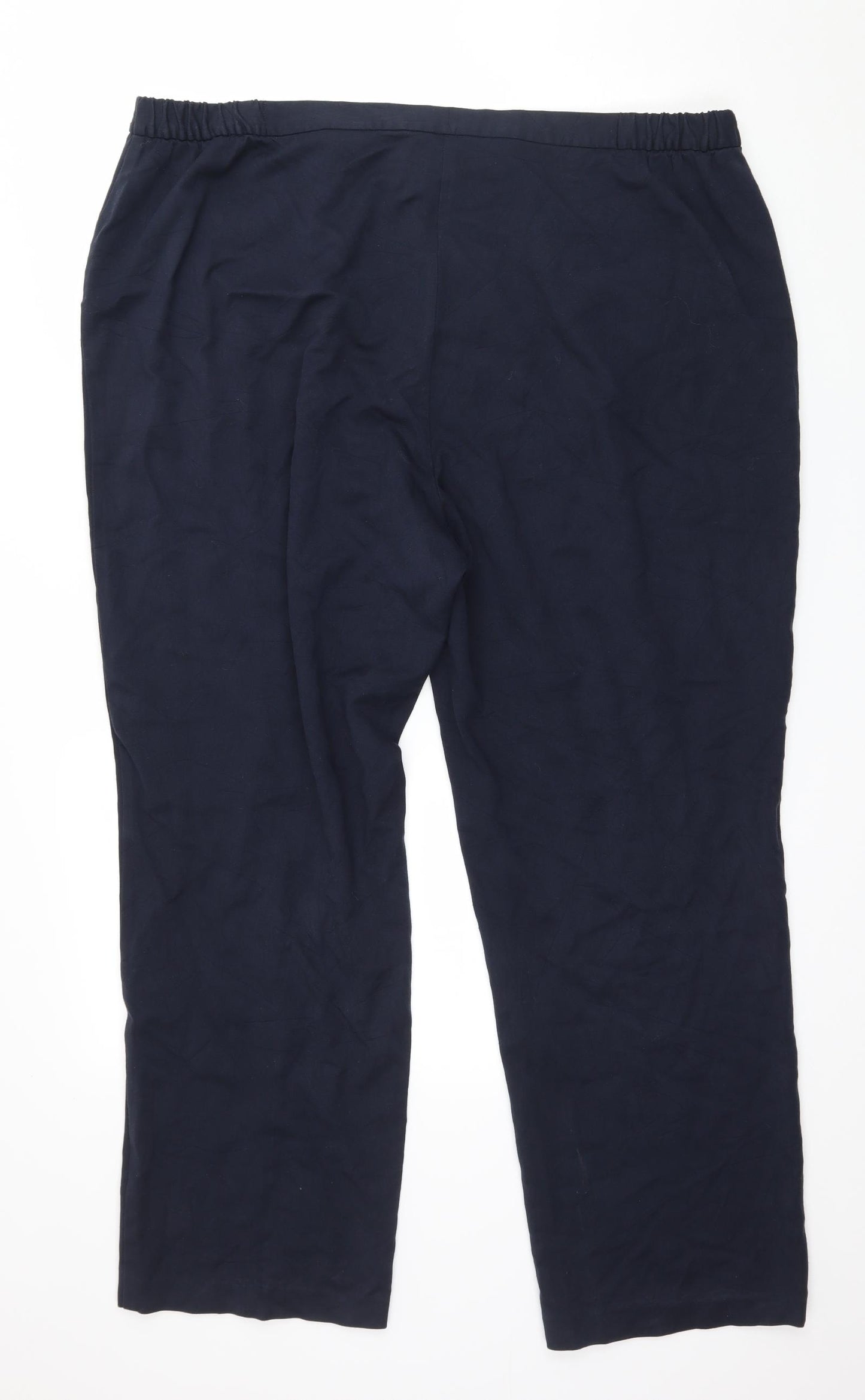 Marks and Spencer Womens Blue   Trousers  Size 20 L28 in