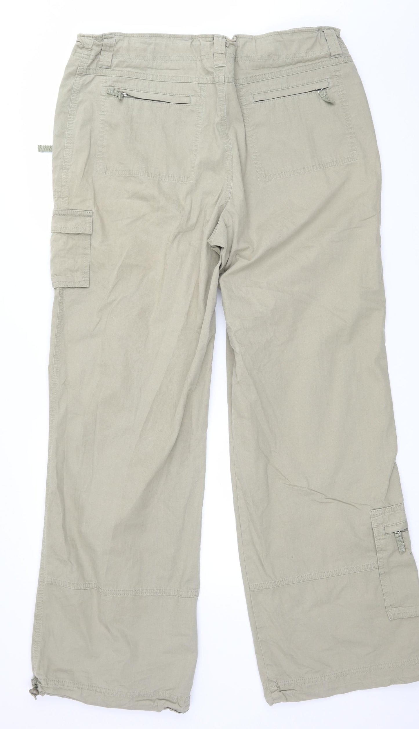 Marks and Spencer Womens Beige   Trousers  Size 16 L32 in