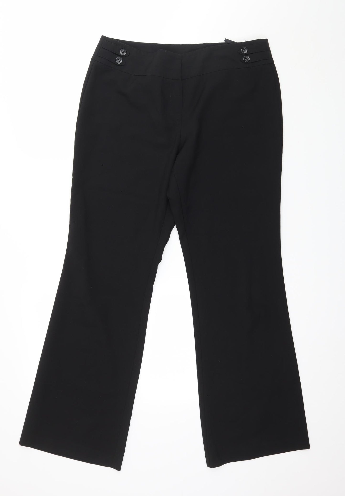 Dorothy Perkins Womens Black   Trousers  Size 14 L30 in
