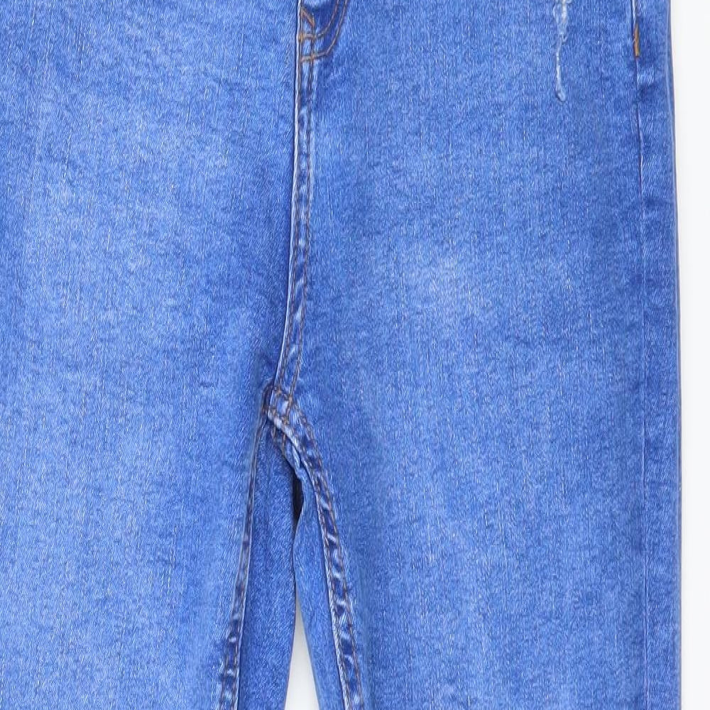 Denim & Co. Womens Black  Denim Skinny Jeans Size 10 L27 in