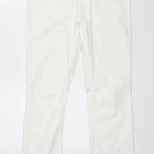 Dream Jeans Womens White  Denim Straight Jeans Size 30 in L32 in