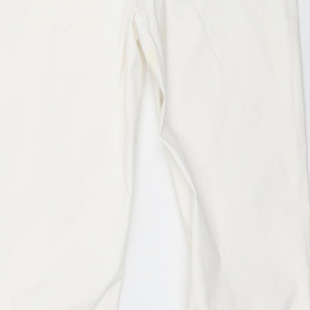 Dream Jeans Womens White  Denim Straight Jeans Size 30 in L32 in
