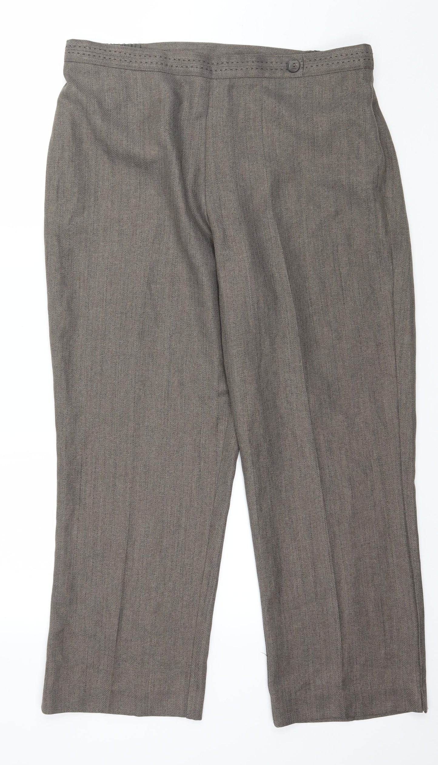 Bonmarché Womens Brown   Trousers  Size 18 L27 in