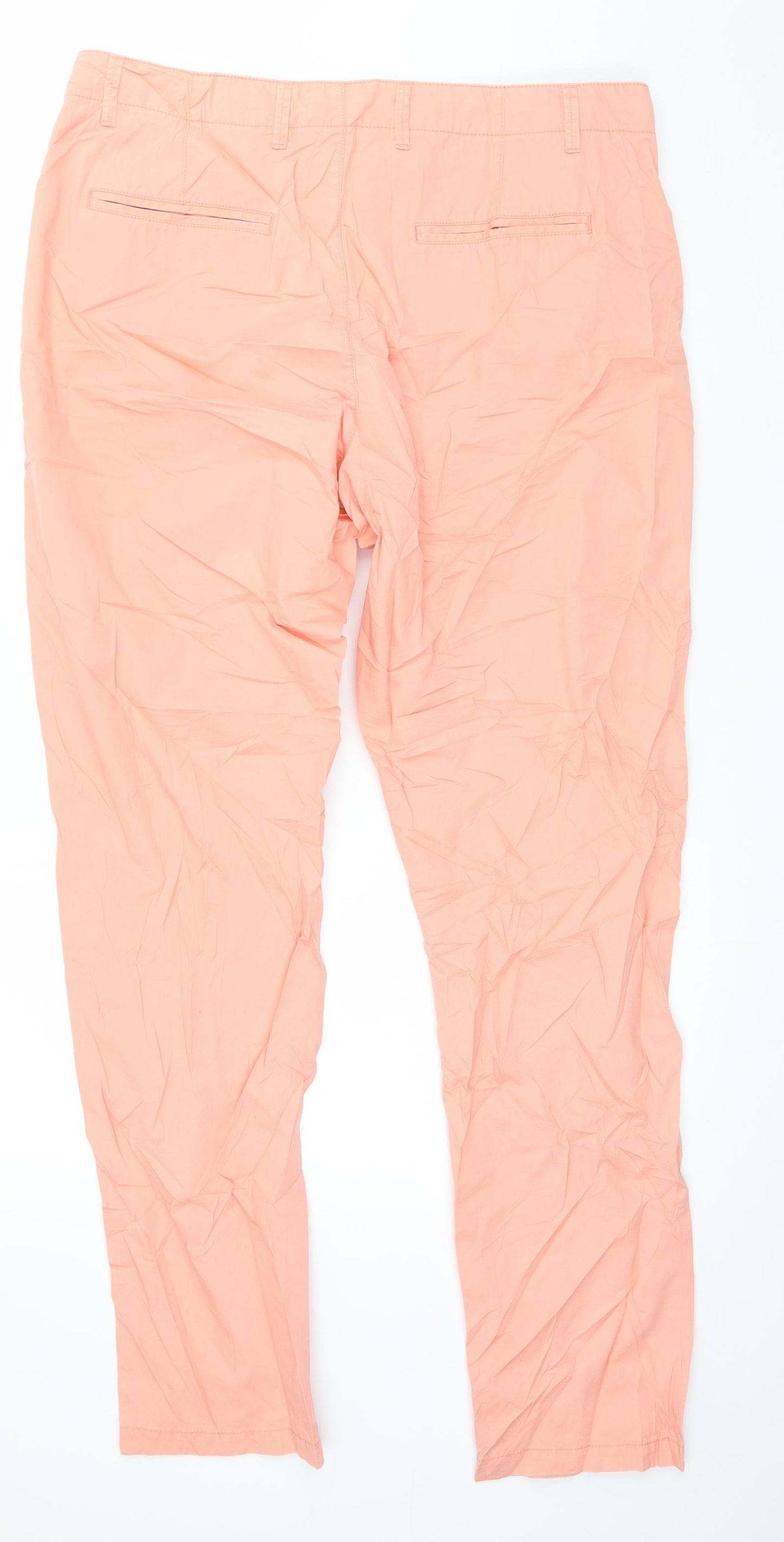 Marks and Spencer Womens Orange   Trousers  Size 14 L30 in
