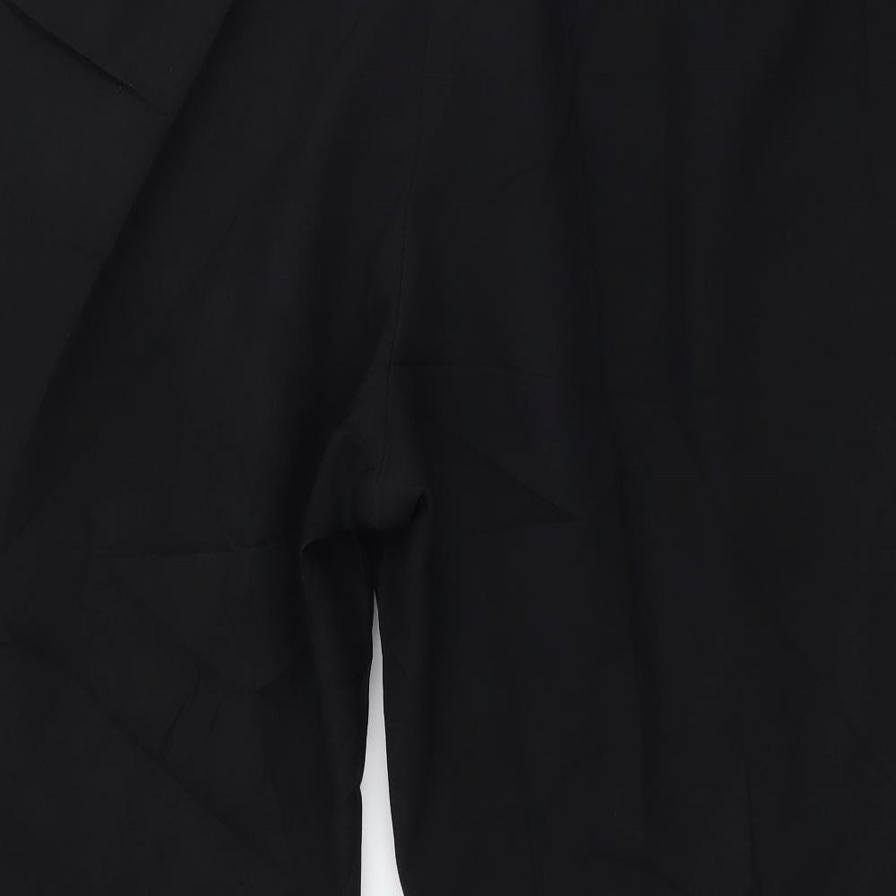 Marks and Spencer Womens Black   Trousers  Size 18 L26 in