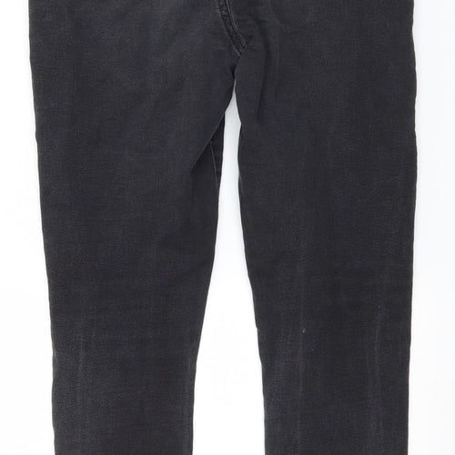 Denim & Co. Womens Grey  Denim Skinny Jeans Size 14 L27 in
