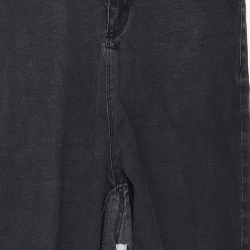 Denim & Co. Womens Grey  Denim Skinny Jeans Size 14 L27 in
