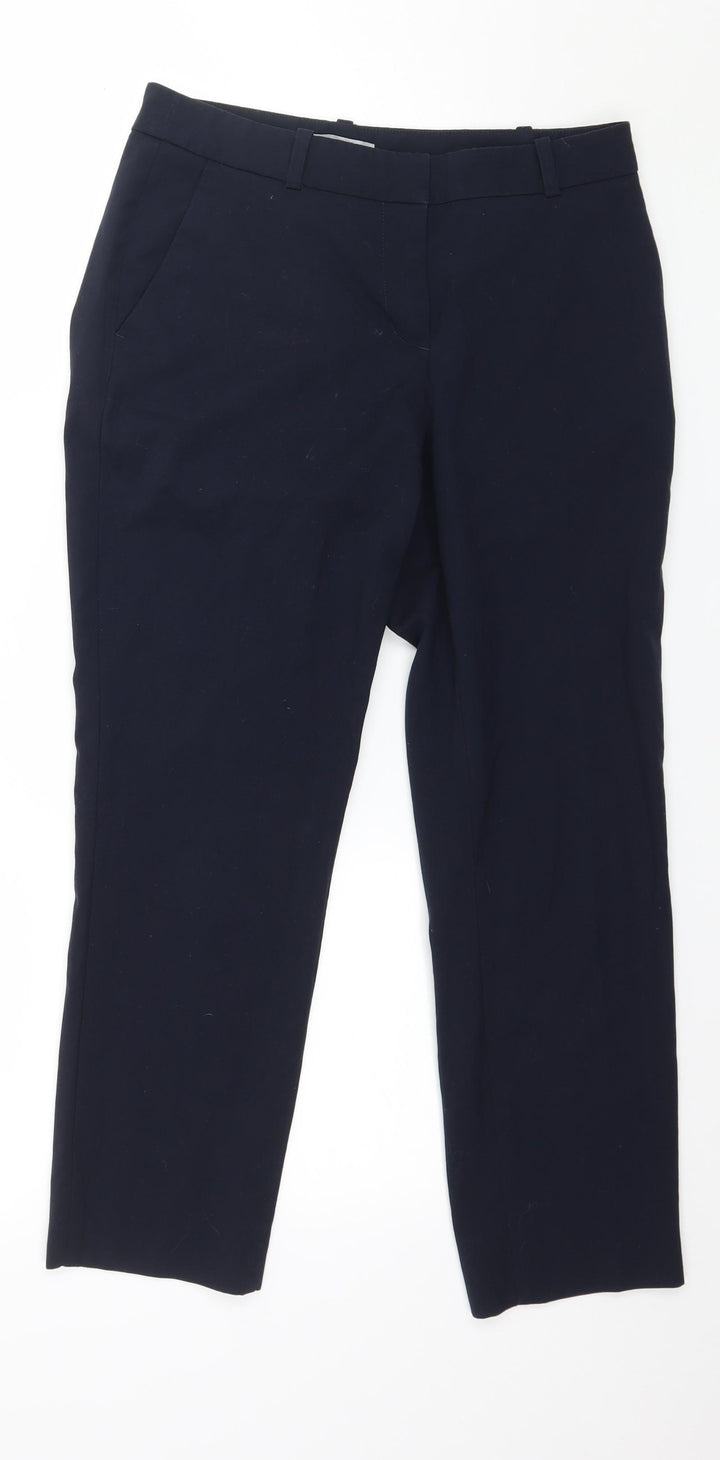 H&M Womens Blue   Trousers  Size 6 L25 in