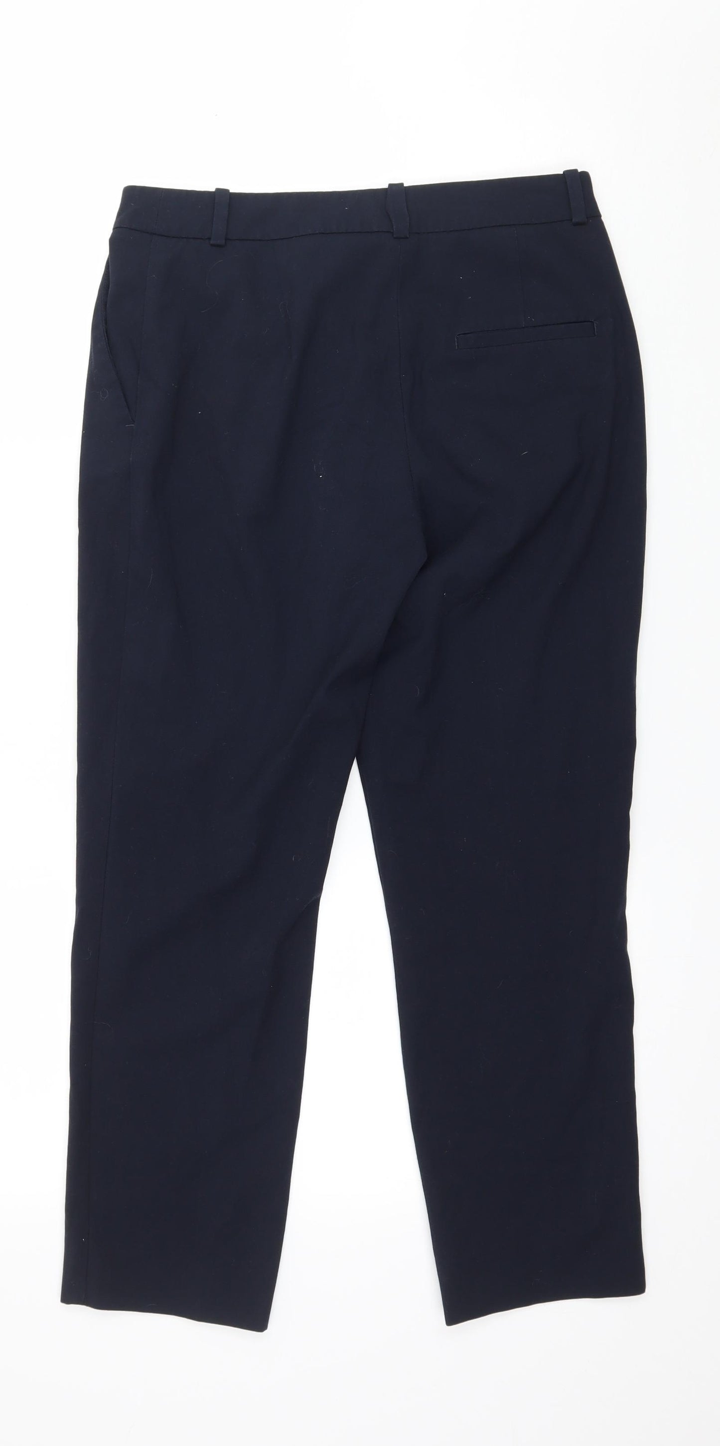 H&M Womens Blue   Trousers  Size 6 L25 in