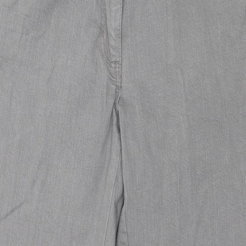 Damart Womens Grey  Denim Straight Jeans Size 10 L25 in