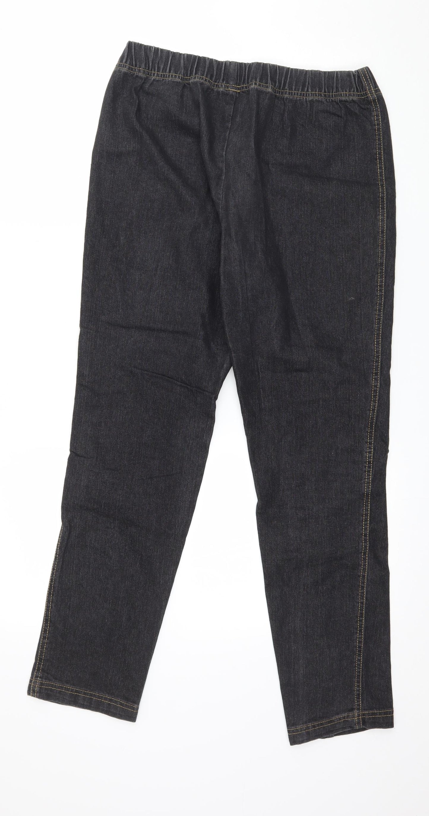 Preworn Womens Grey  Denim Jegging Jeans Size 10 L29 in