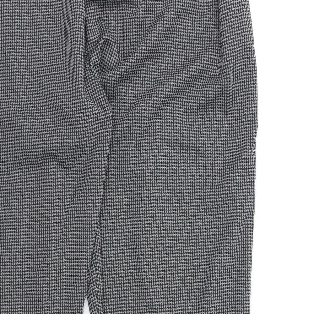 Preworn Womens Grey Check  Trousers  Size 20 L28 in