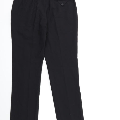 Preworn Womens Black   Trousers  Size 10 L31 in