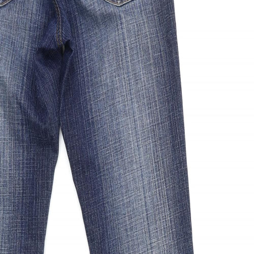 River Island Womens Blue  Denim Flared Jeans Size 8 L30 in