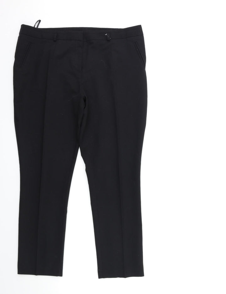 Dorothy Perkins Womens Black   Trousers  Size 14 L26 in